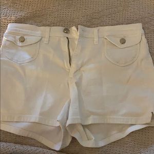 Abercrombie white shorts